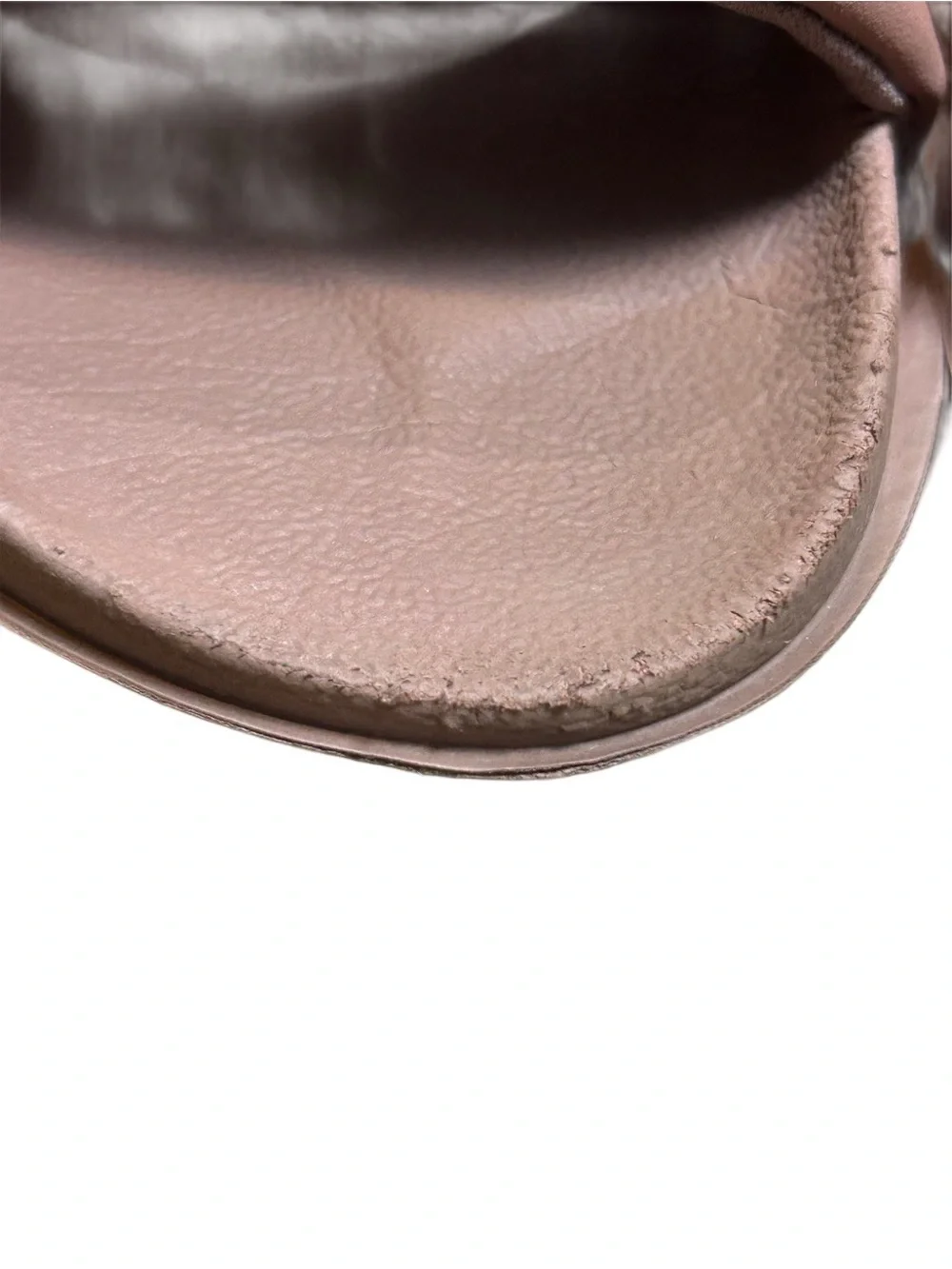Nike Offcourt Duo Padded Ribbed Slide Sandals Mauve Brown Earth Tone Women's